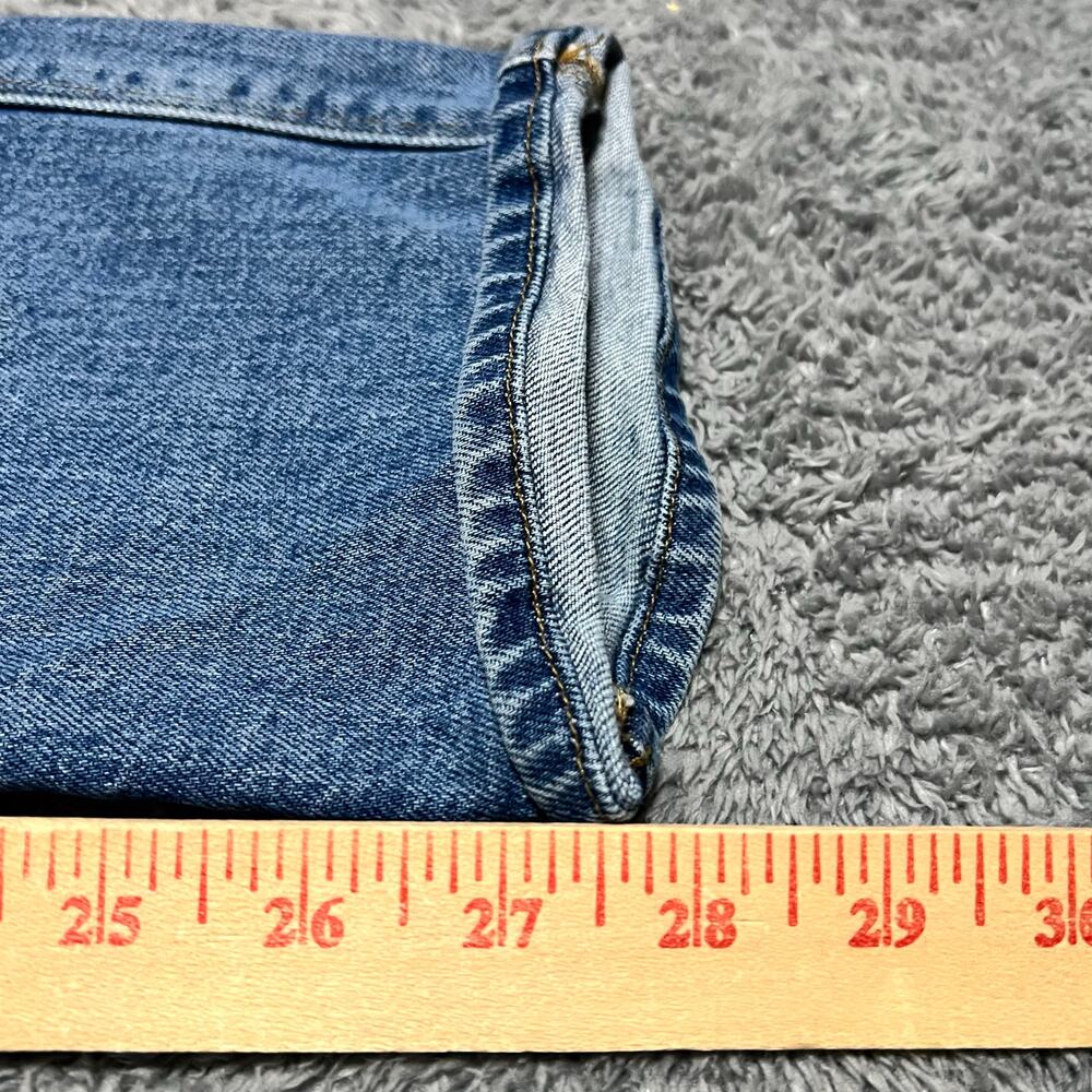 FRAME Jeans Womens 29 (31x27.5) Le Svlvie Straight  Blue Denim Pants - Picture 10 of 11